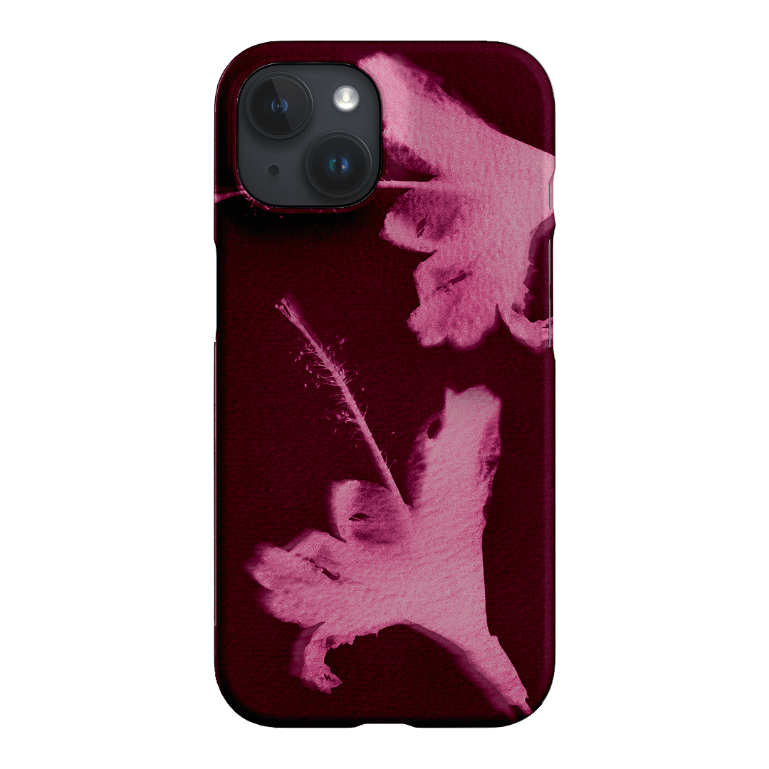 Hibiscus Glow Printed Phone Cases iPhone 15 / Snap by Sally Hungerford - The Dairy