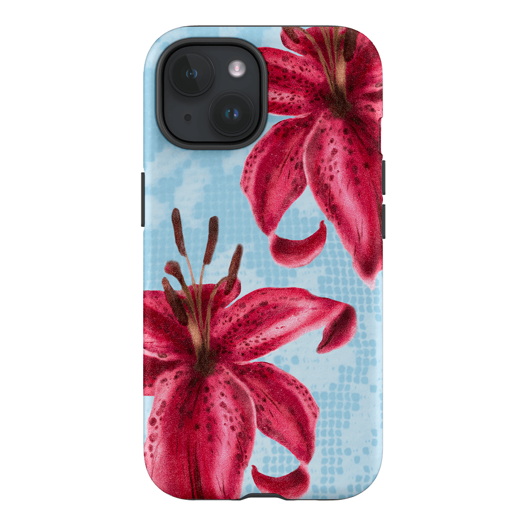 Lillies Printed Phone Cases iPhone 15 / Armoured by Sally Hungerford - The Dairy