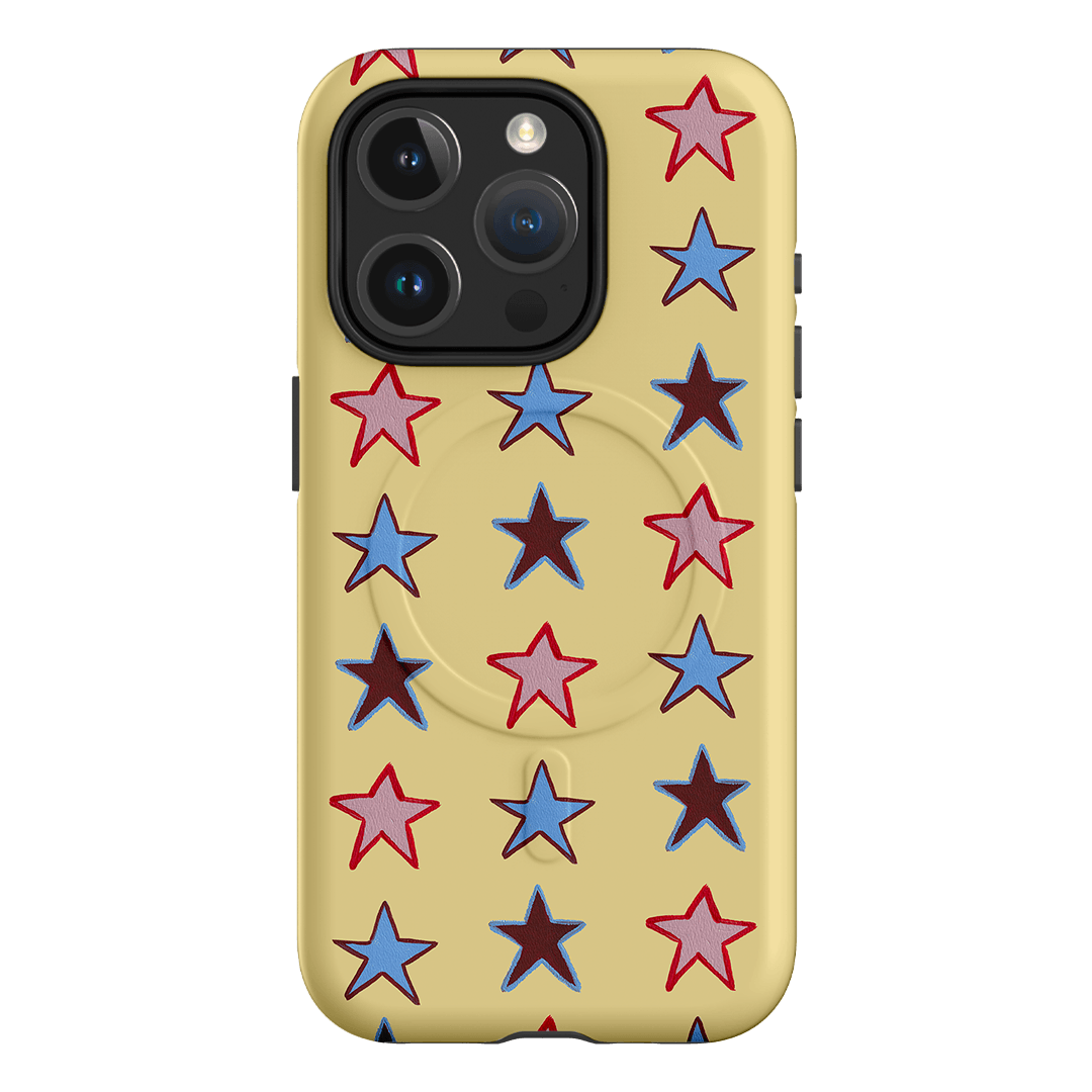Lucky Stars Butter Printed Phone Cases iPhone 15 Pro / Armoured MagSafe by BG. Studio - The Dairy