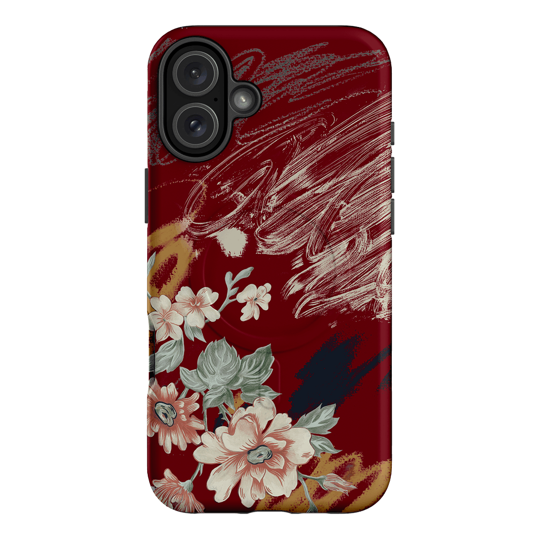 Love Floral Printed Phone Cases iPhone 16 Plus / Armoured MagSafe by Desmond & Dempsey - The Dairy