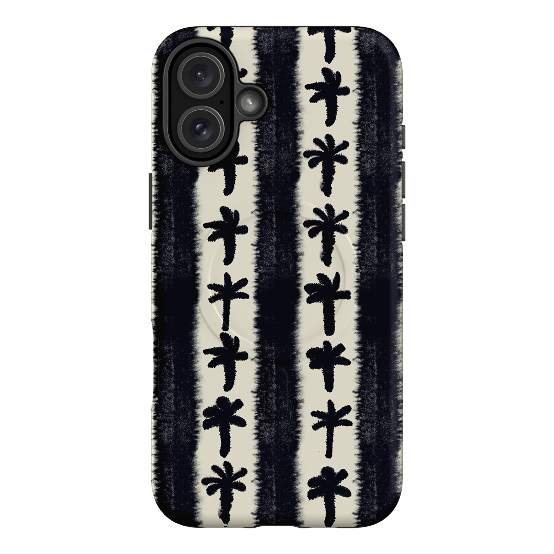 Palm Stripe Printed Phone Cases iPhone 16 Plus / Armoured MagSafe by Desmond & Dempsey - The Dairy