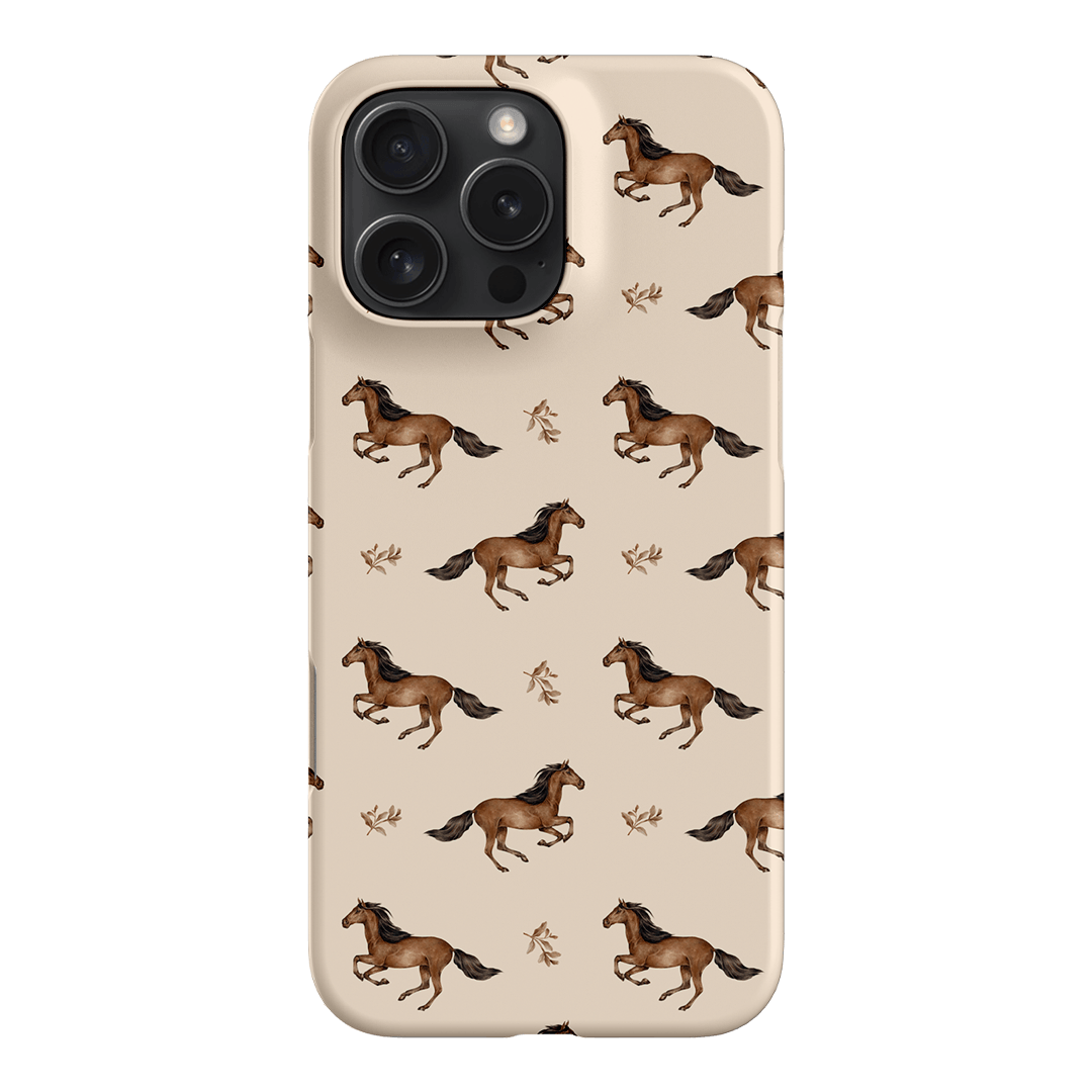 Running Horse Printed Phone Cases iPhone 16 Pro Max / Snap by Kasiags Art - The Dairy