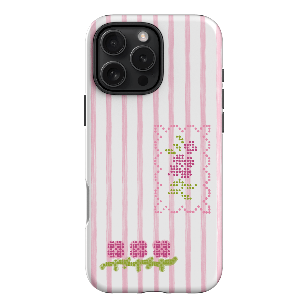Patchwork Pink Printed Phone Cases iPhone 16 Pro Max / Armoured by Kayla Carr - The Dairy
