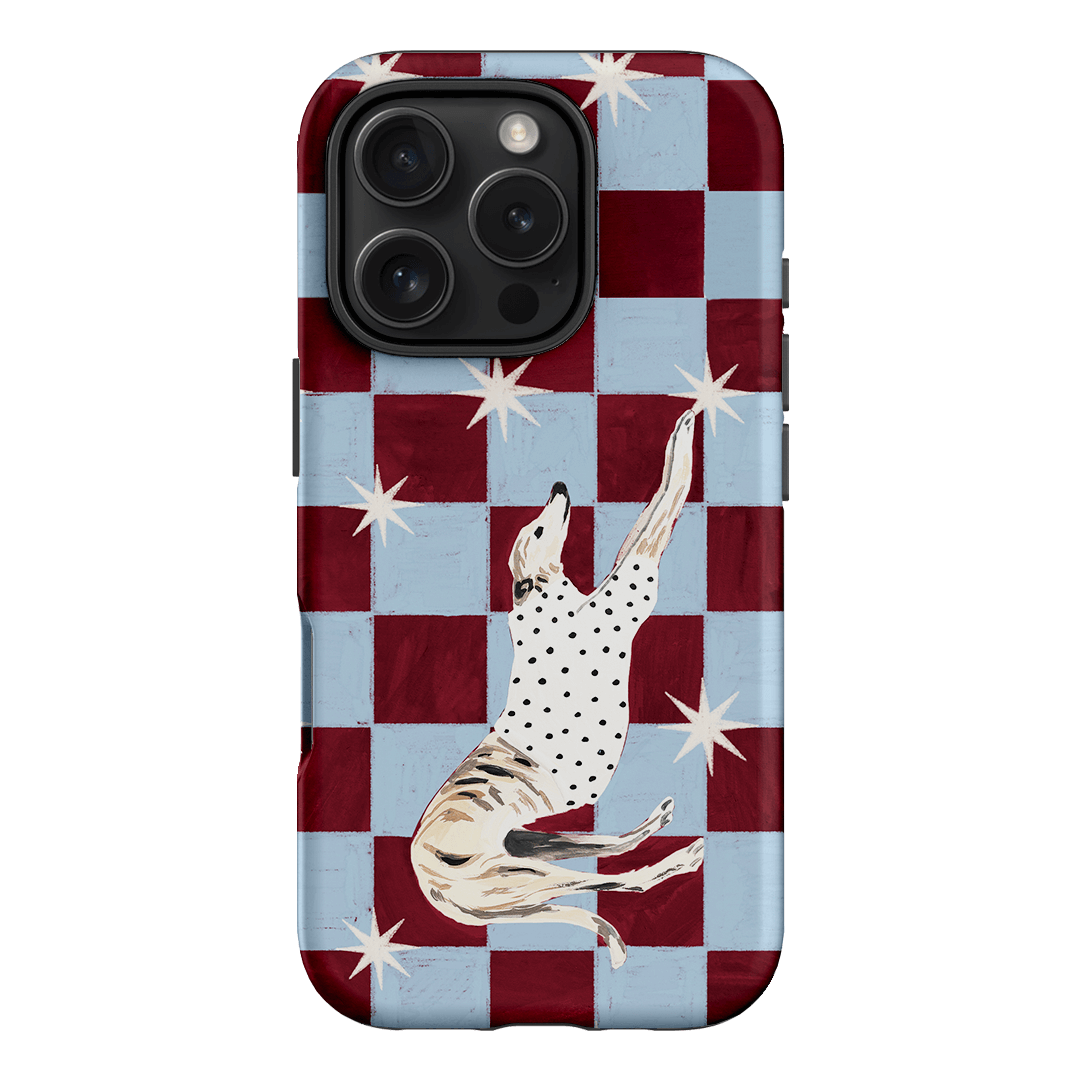 Check Greyhound Blue