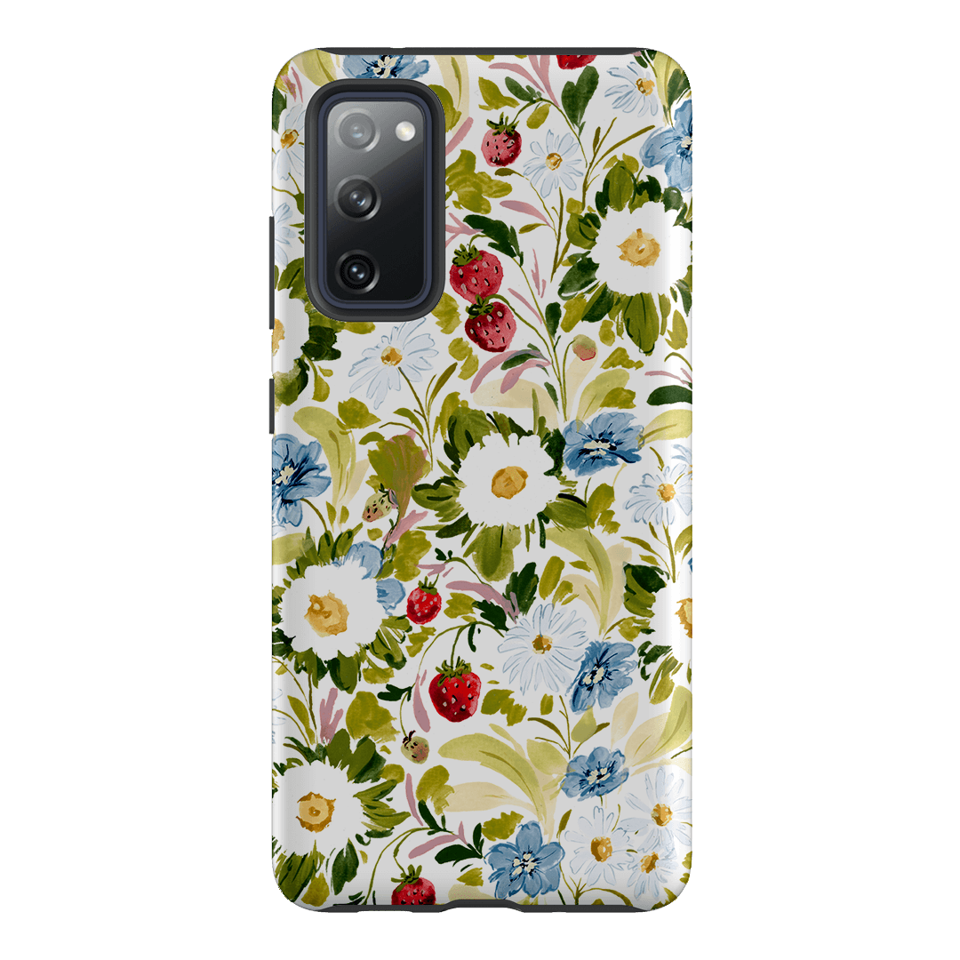 Garden Strawberries Printed Phone Cases Samsung Galaxy S20 FE / Armoured by Ellie Mae - The Dairy