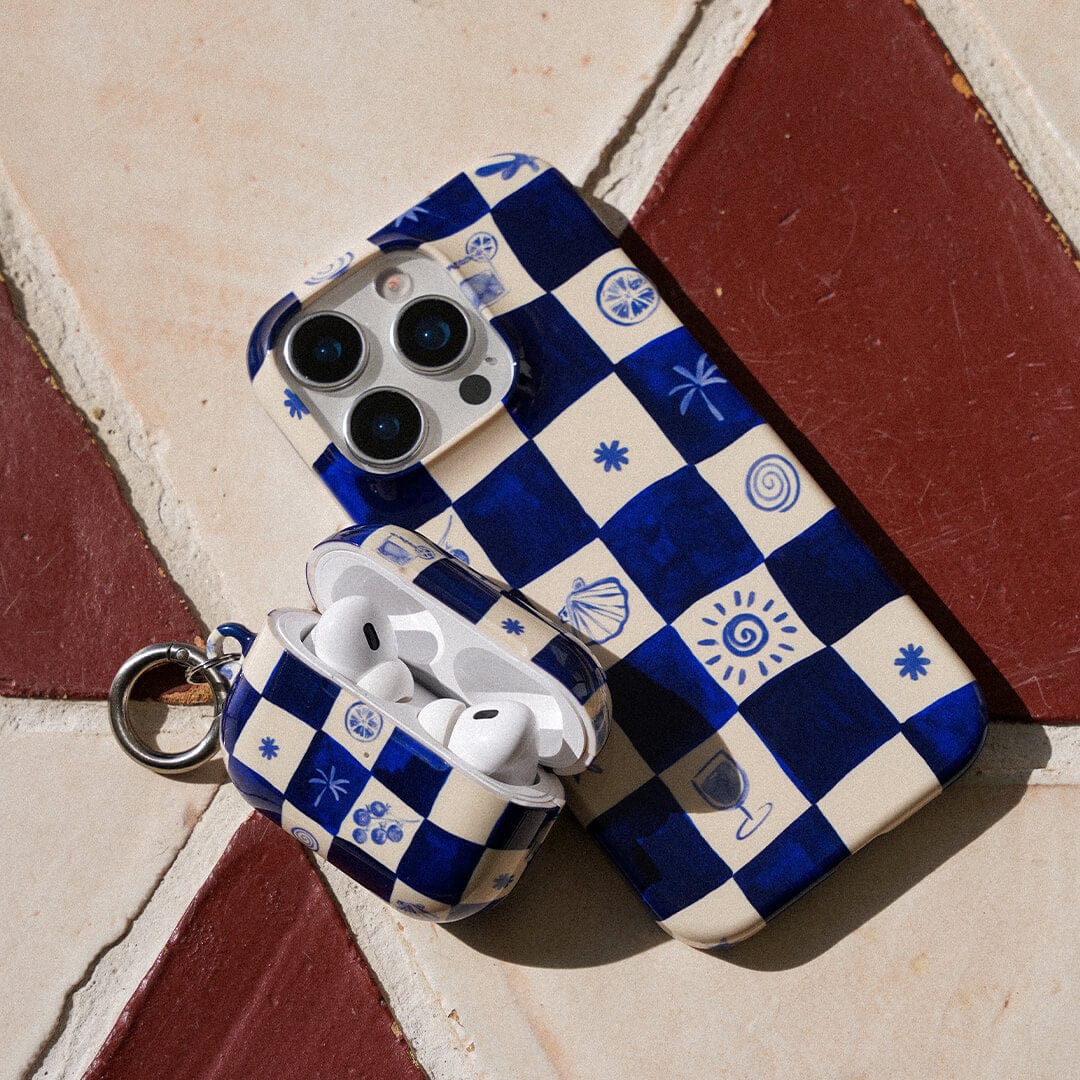 Afternoon Mezze Azure Printed Phone Cases by Charlie Taylor - The Dairy