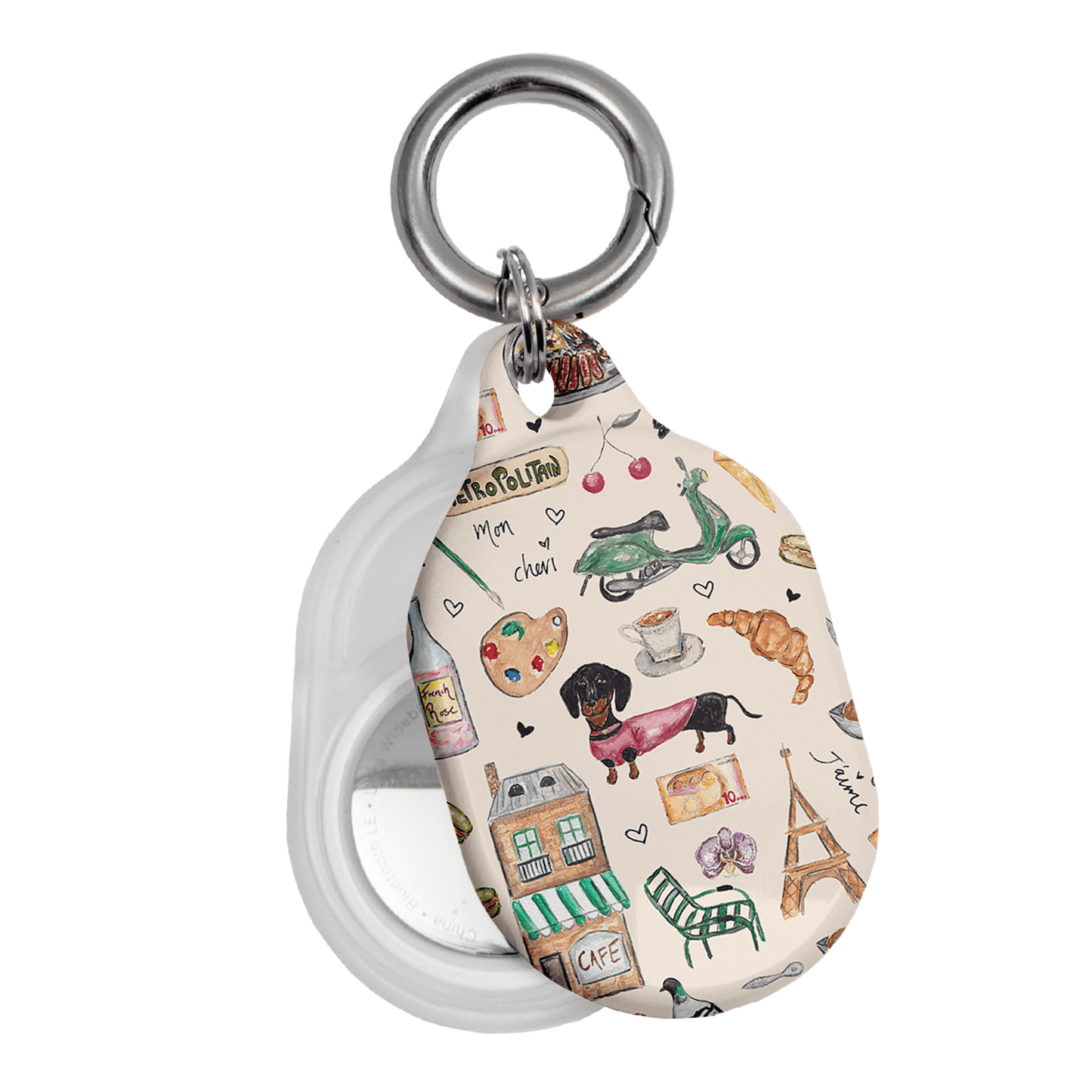 Parisian Daydream AirTag Case AirTag Case by BG. Studio - The Dairy
