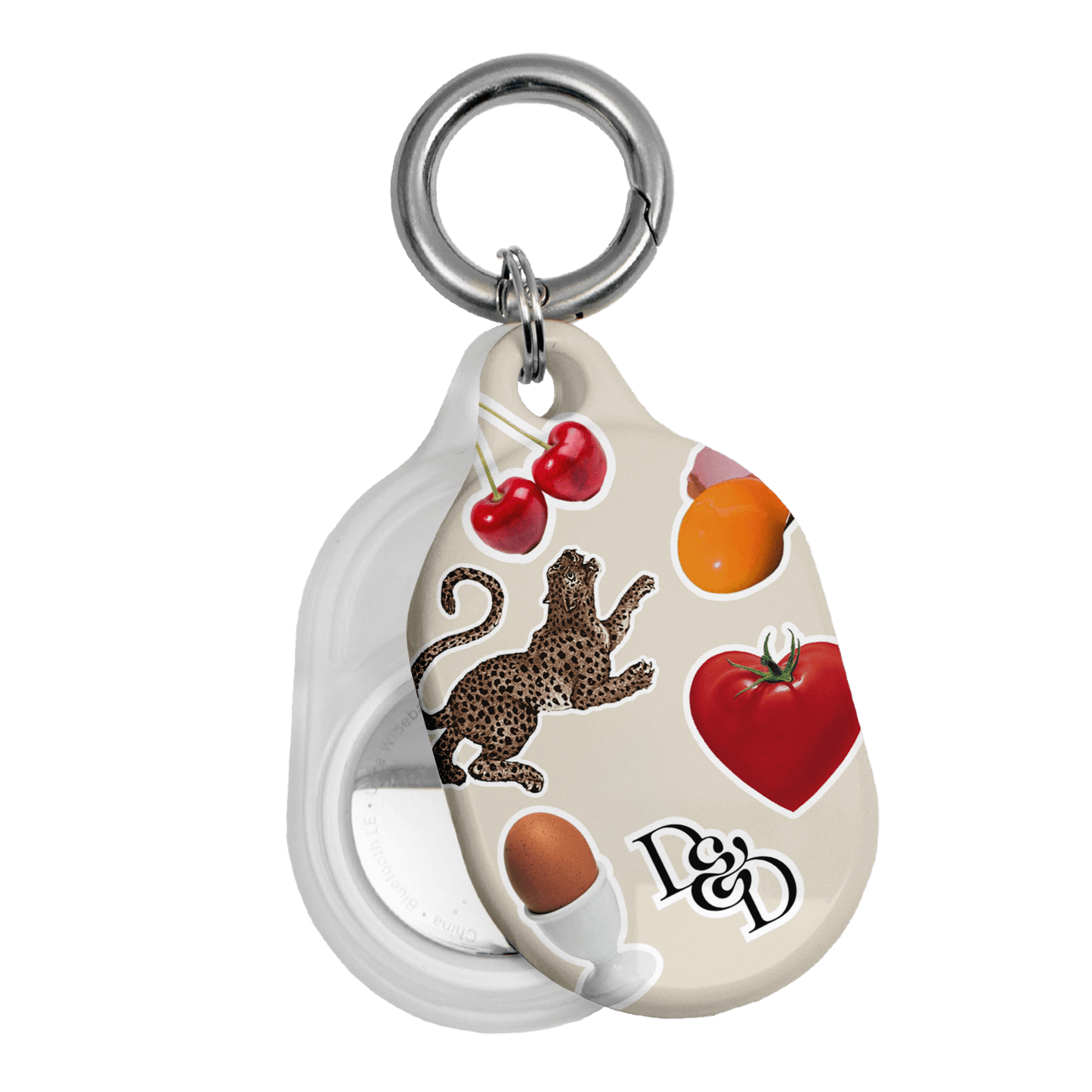 Sunday Stickers Cream AirTag Case AirTag Case by Desmond & Dempsey - The Dairy