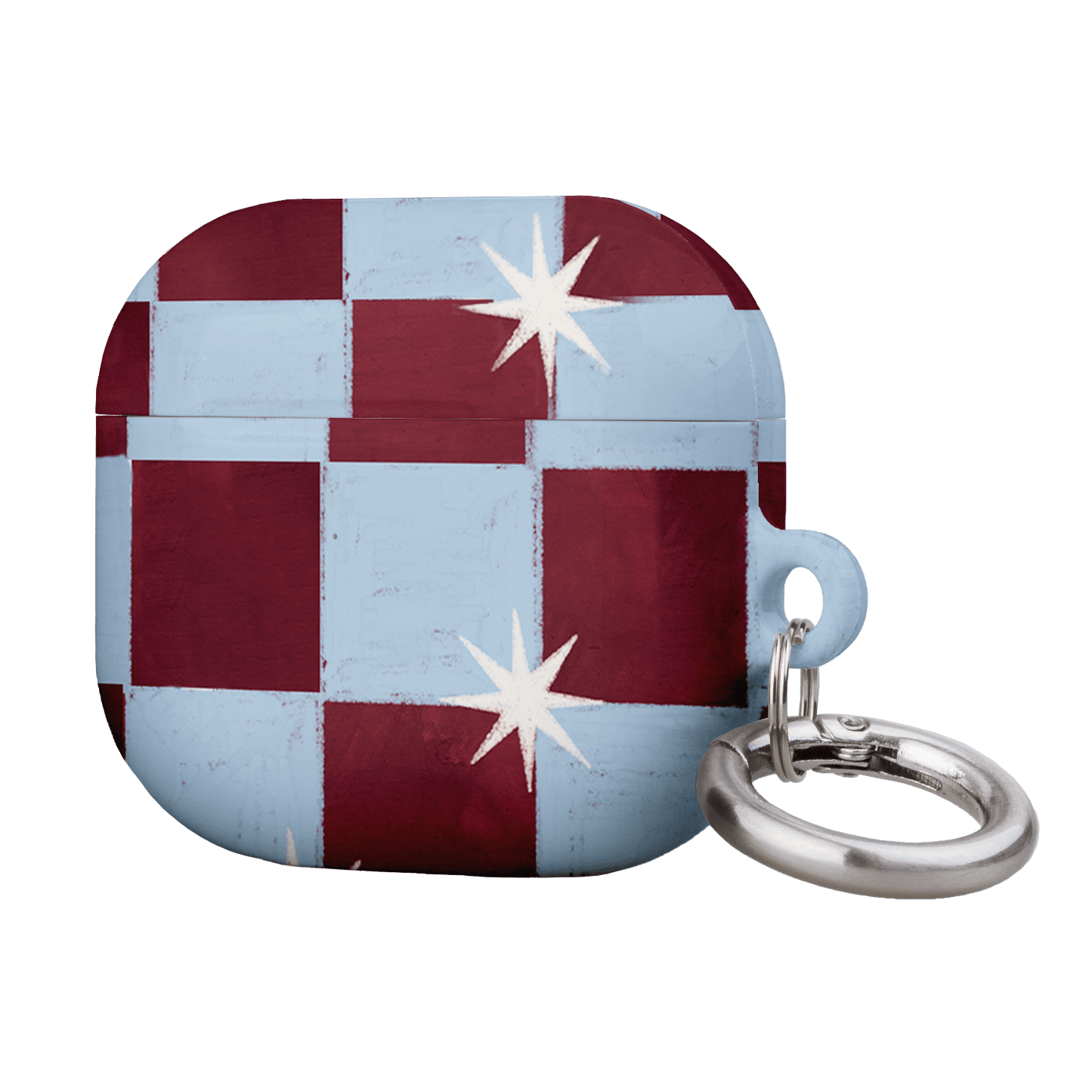 Blue Checks AirPods Case AirPods Case by Lisa Hu - The Dairy