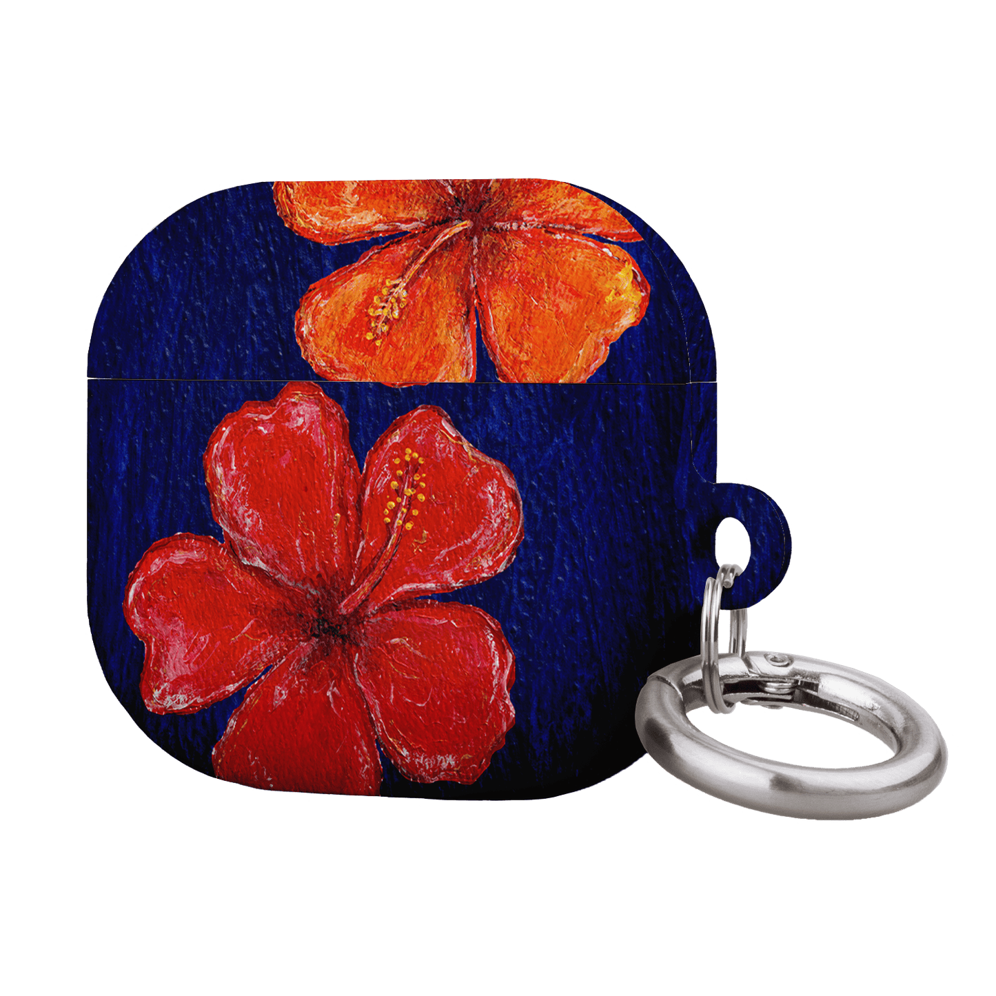 Hibiscus Flower Deep Blue AirPods Case AirPods Case 3rd Gen by BG. Studio - The Dairy