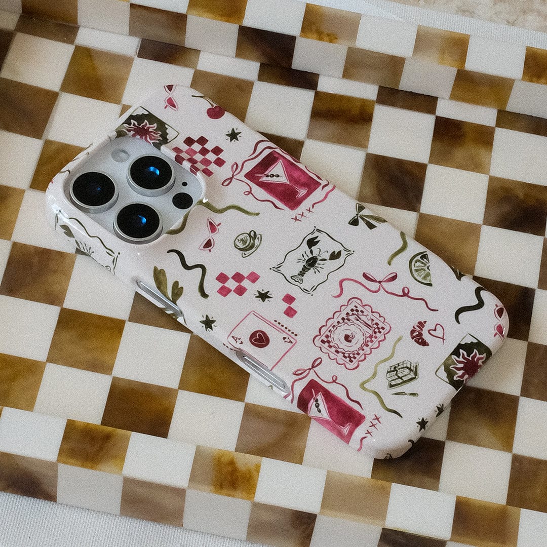 Martini Gal Printed Phone Cases by Charlie Taylor - The Dairy