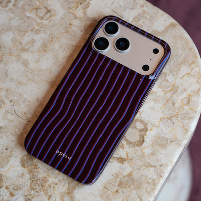 Panama Burgundy Printed Phone Cases iPhone 17 / Armoured by Apero - The Dairy