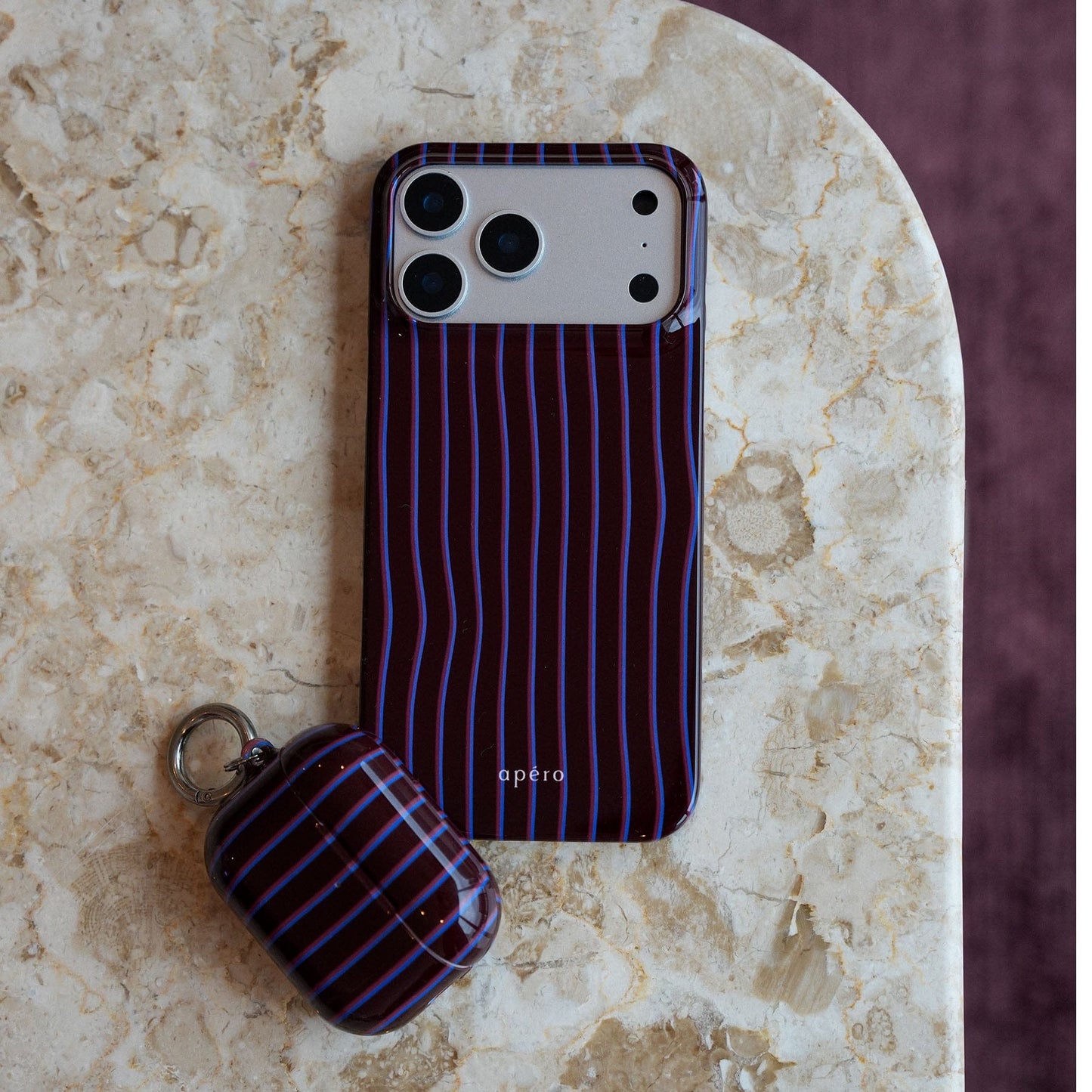 Panama Burgundy Printed Phone Cases by Apero - The Dairy