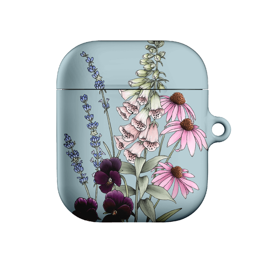 Garden Party Blue AirPods Case AirPods Case 1st Gen by Typoflora - The Dairy