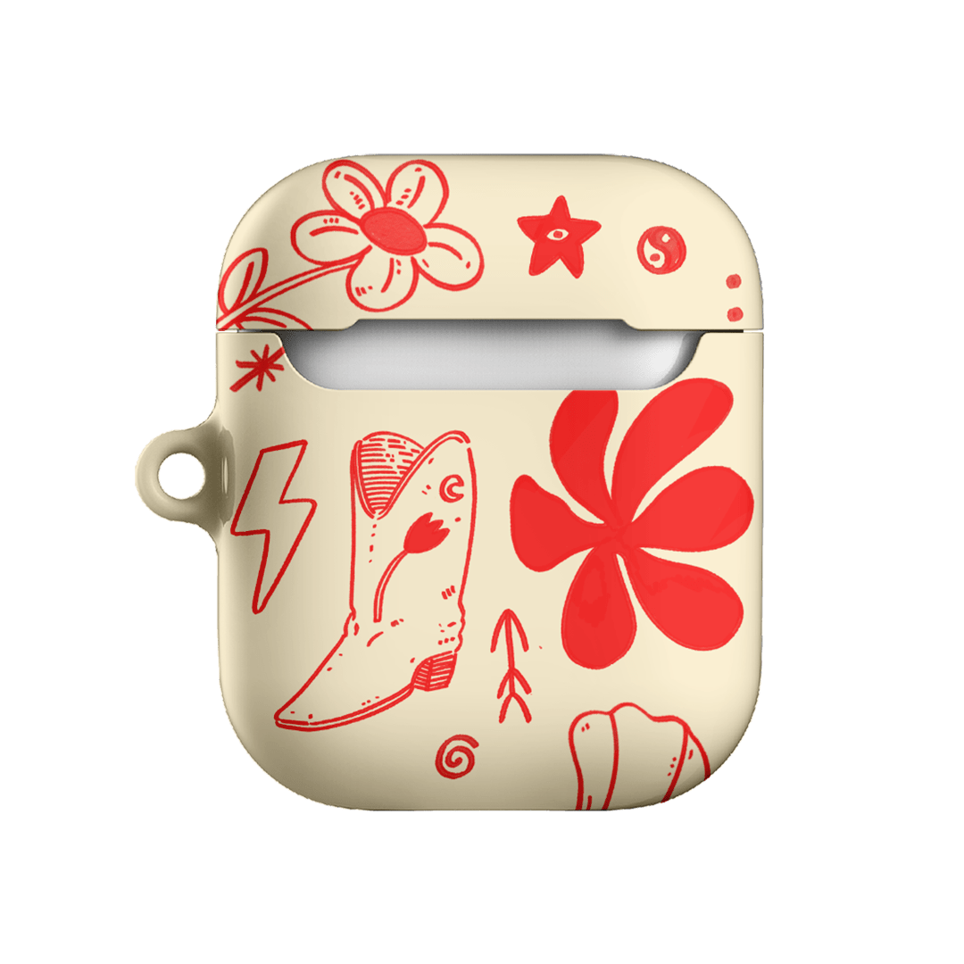 Spiced Cowboy Cream AirPods Case AirPods Case by Easty Beasty - The Dairy