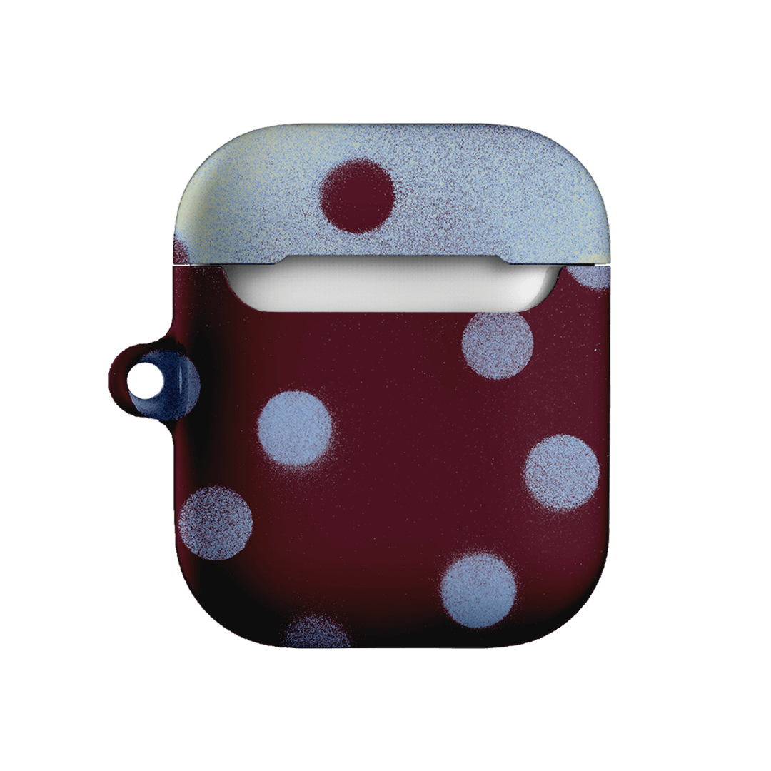 Plum Polka Dot AirPods Case AirPods Case by Jasmine Dowling - The Dairy