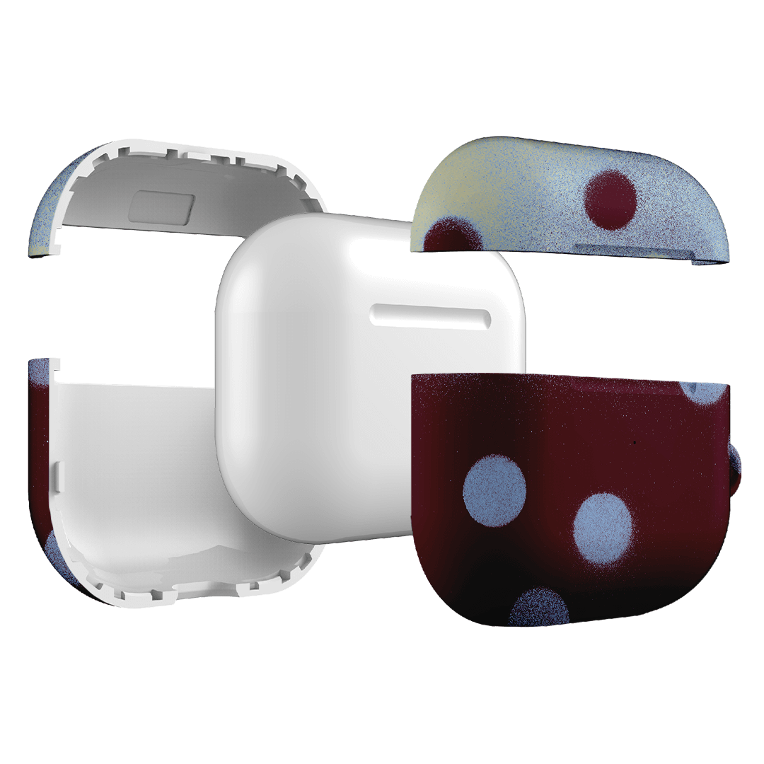 Plum Polka Dot AirPods Case AirPods Case by Jasmine Dowling - The Dairy