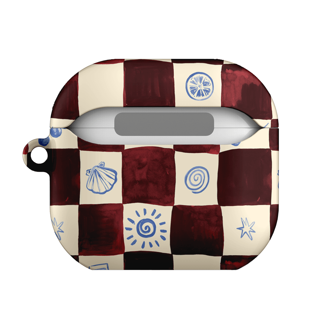 Afternoon Mezze Maroon AirPods Case AirPods Case by Charlie Taylor - The Dairy