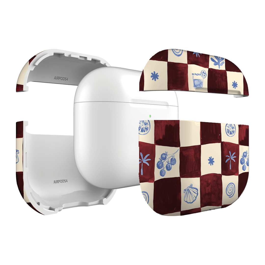 Afternoon Mezze Maroon AirPods Case AirPods Case by Charlie Taylor - The Dairy