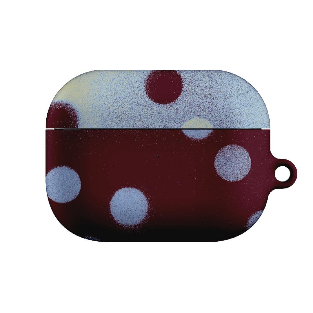 Plum Polka Dot AirPods Pro Case AirPods Pro Case 1st Gen by Jasmine Dowling - The Dairy