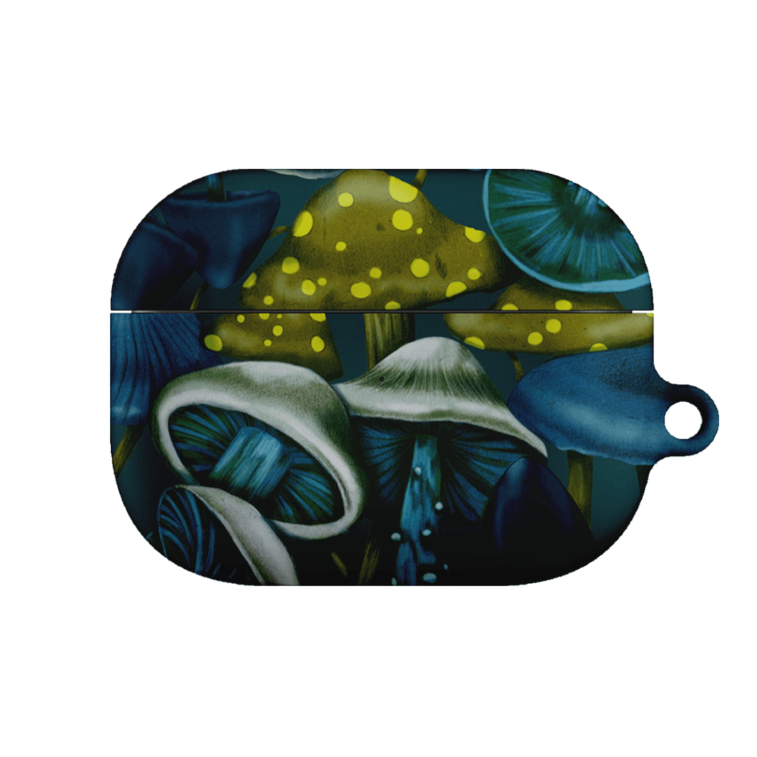 Shrooms Blue AirPods Pro Case AirPods Pro Case 1st Gen by Kelly Thompson - The Dairy
