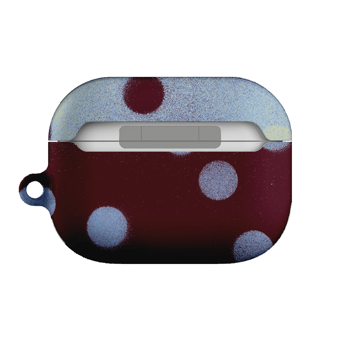 Plum Polka Dot AirPods Pro Case AirPods Pro Case by Jasmine Dowling - The Dairy