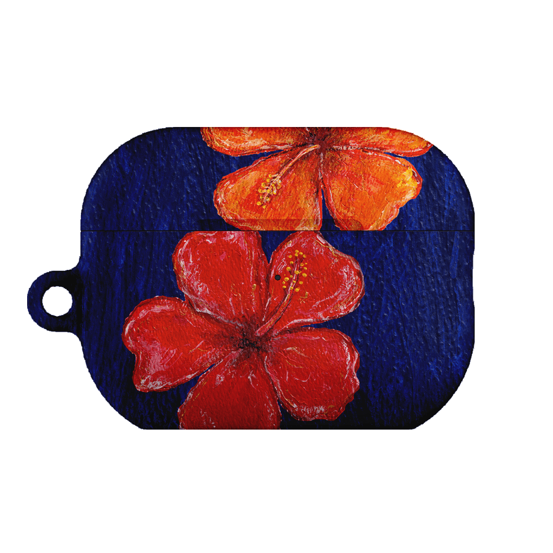 Hibiscus Flower Deep Blue AirPods Pro Case AirPods Pro Case 2nd Gen by BG. Studio - The Dairy