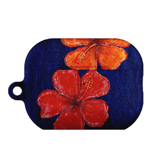 Hibiscus Flower Deep Blue AirPods Pro Case AirPods Pro Case 2nd Gen by BG. Studio - The Dairy