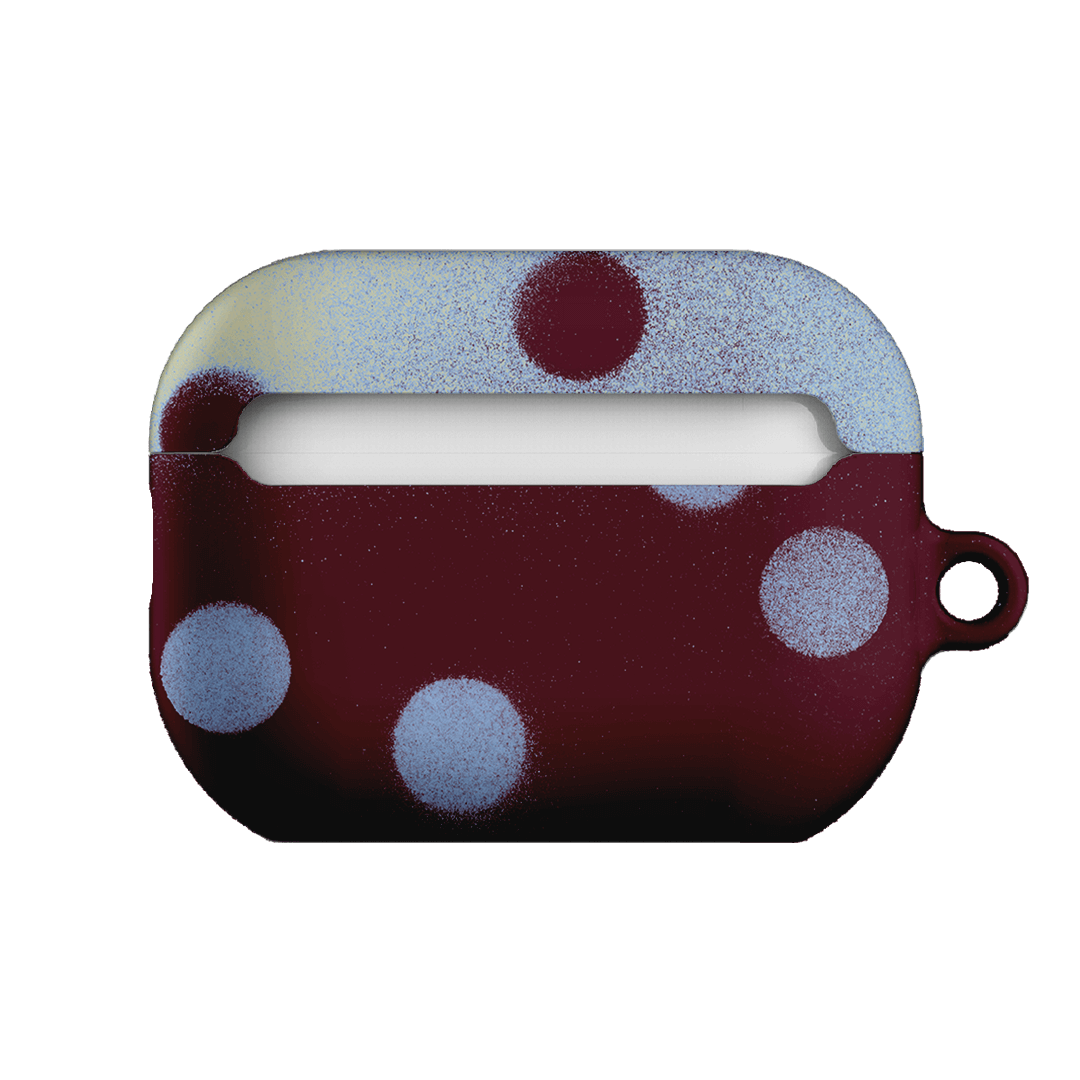 Plum Polka Dot AirPods Pro Case AirPods Pro Case by Jasmine Dowling - The Dairy