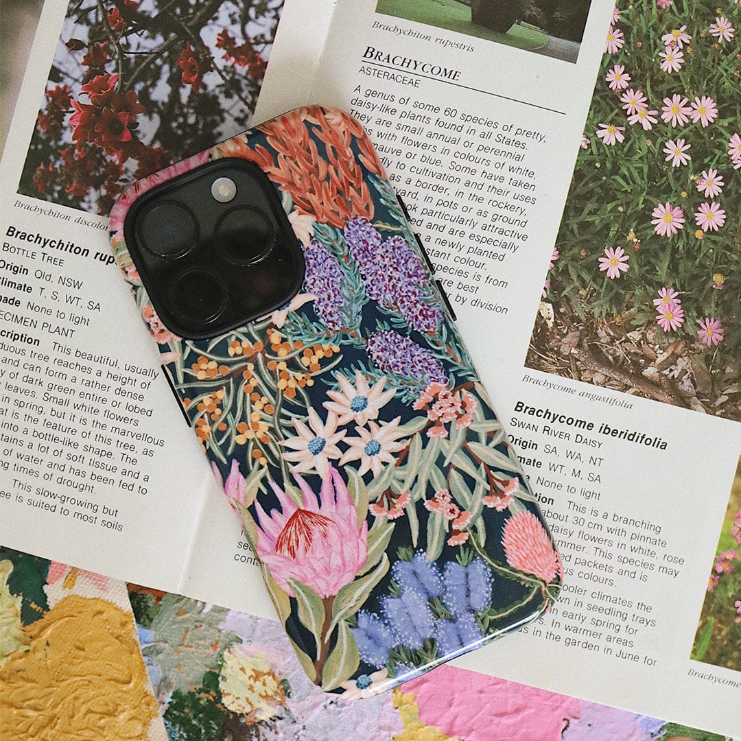 Moonlit Floral Printed Phone Cases by Amy Gibbs - The Dairy