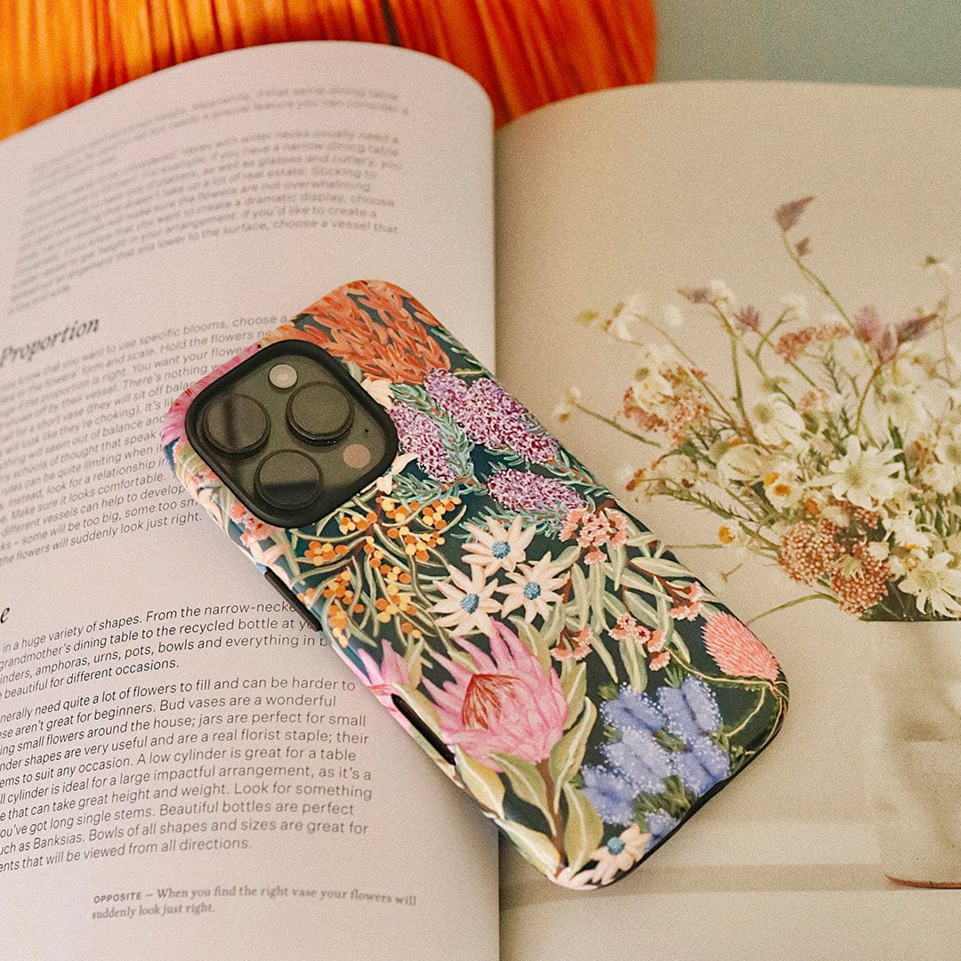 Moonlit Floral Printed Phone Cases by Amy Gibbs - The Dairy
