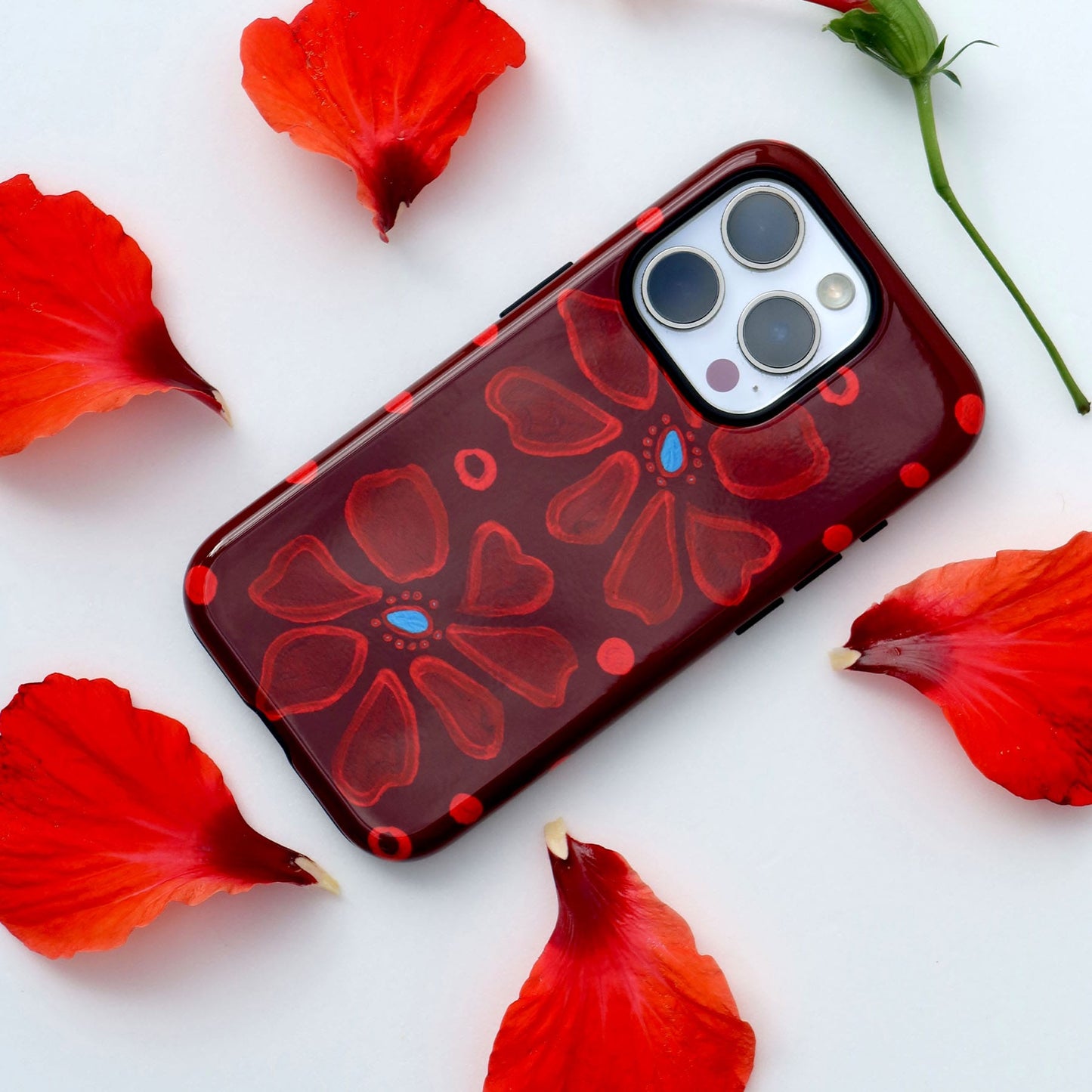 Painted Petal Rouge Printed Phone Cases by BG. Studio - The Dairy