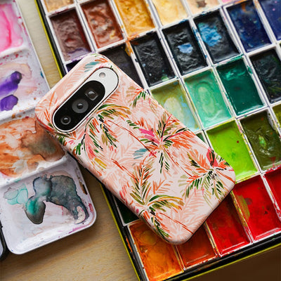 Hawaiian Palms Printed Phone Cases iPhone 16 / Armoured by Cass Deller - The Dairy