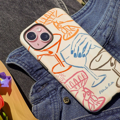 Cheers Multi Printed Phone Cases iPhone 16 / Armoured by Phthalo Ruth - The Dairy