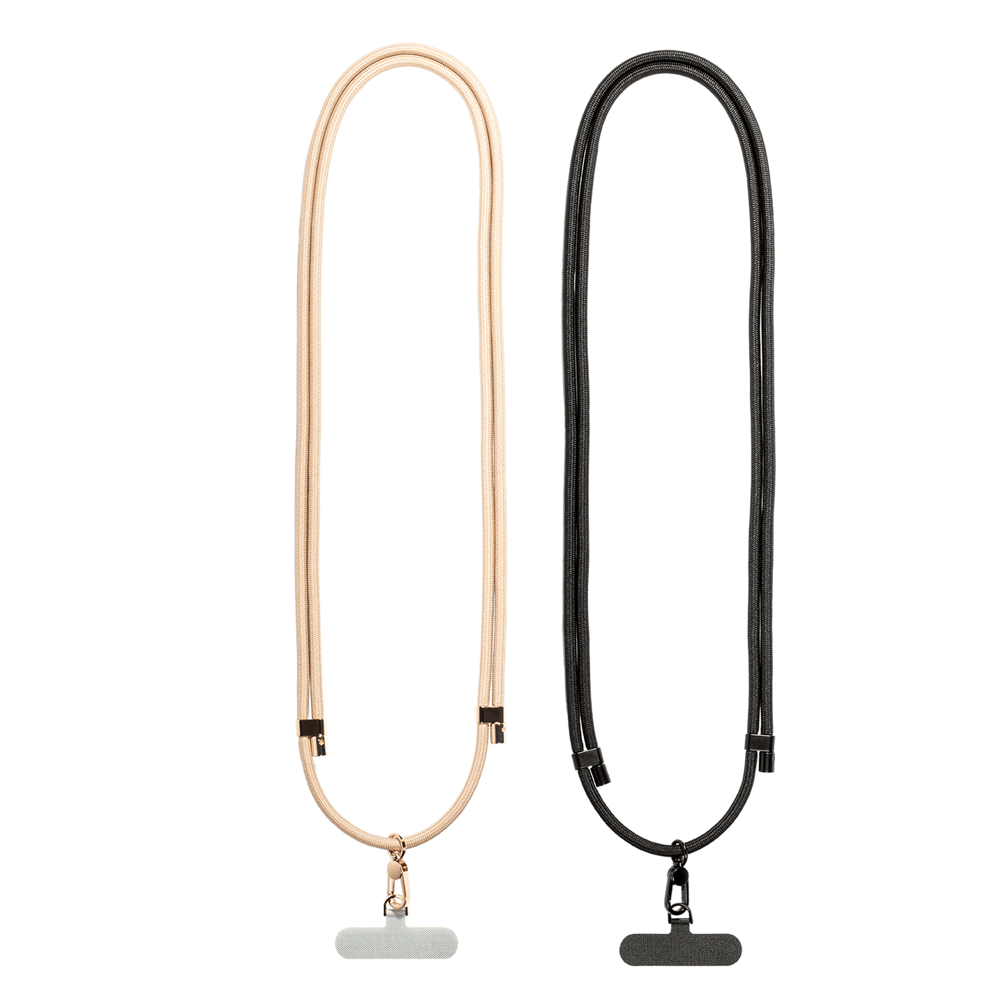 Cross Body Adjustable Phone Cord Strap Accessories Black by The Dairy - The Dairy