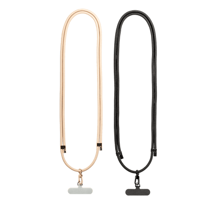 Cross Body Adjustable Phone Cord Strap Accessories Black by The Dairy - The Dairy