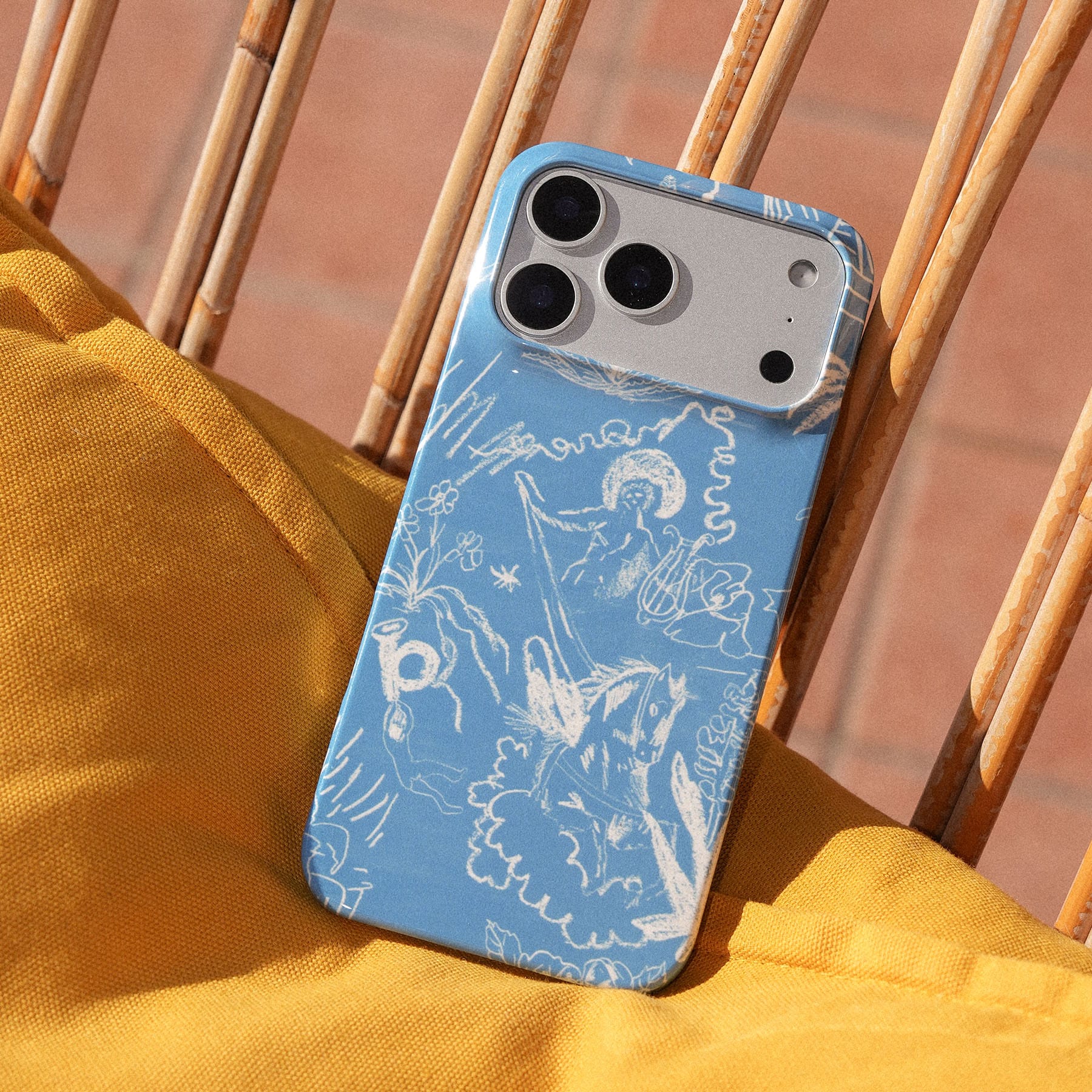 Temple Del Sol Printed Phone Cases by Desmond & Dempsey - The Dairy