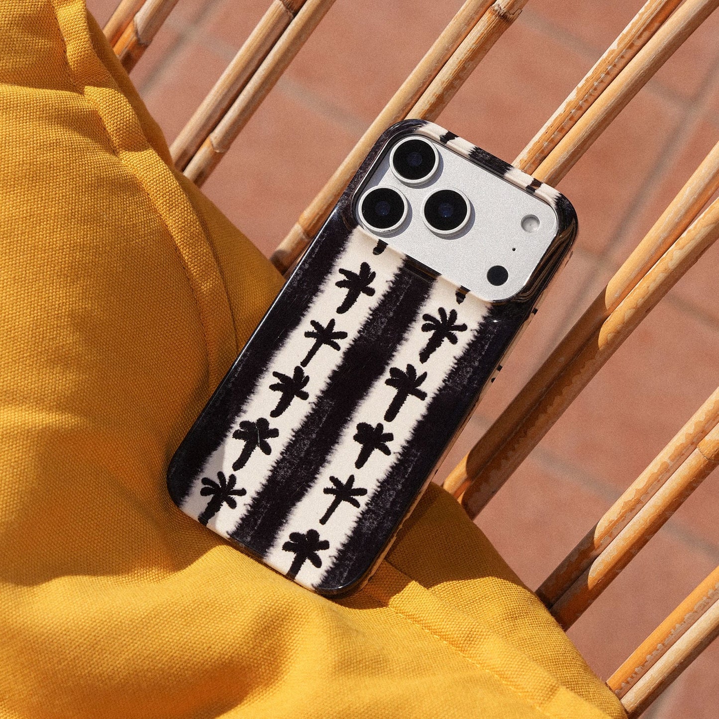 Palm Stripe Printed Phone Cases by Desmond & Dempsey - The Dairy