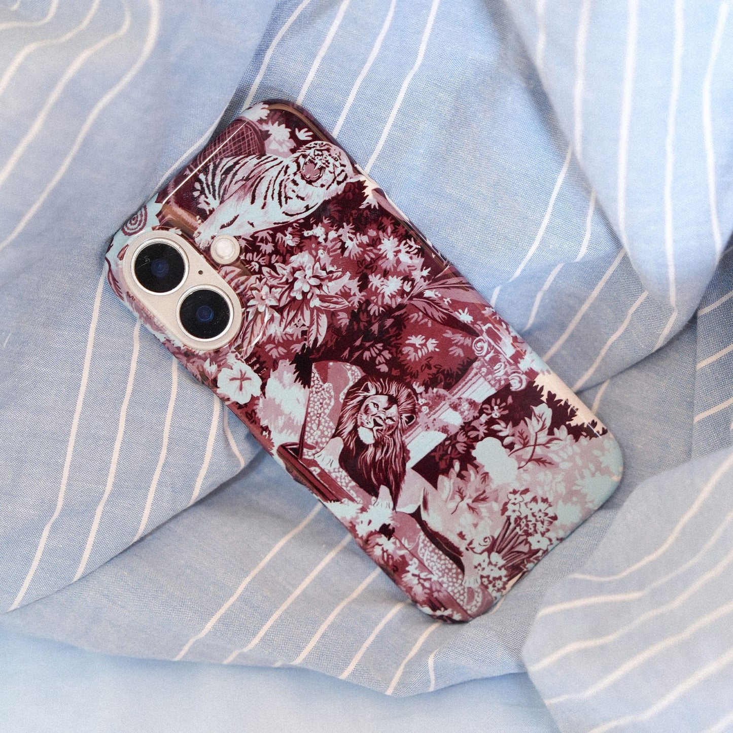 Tippi Blue Printed Phone Cases by Desmond & Dempsey - The Dairy