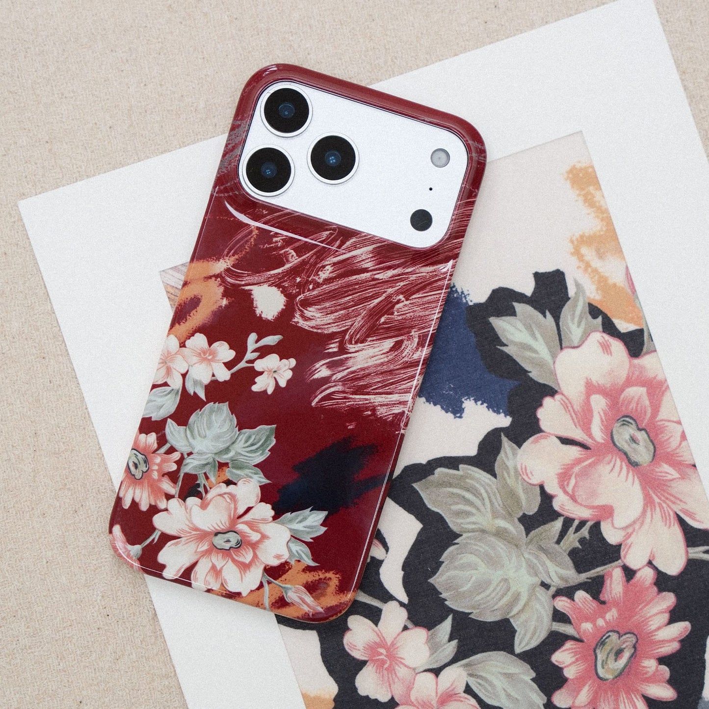Love Floral Printed Phone Cases by Desmond & Dempsey - The Dairy