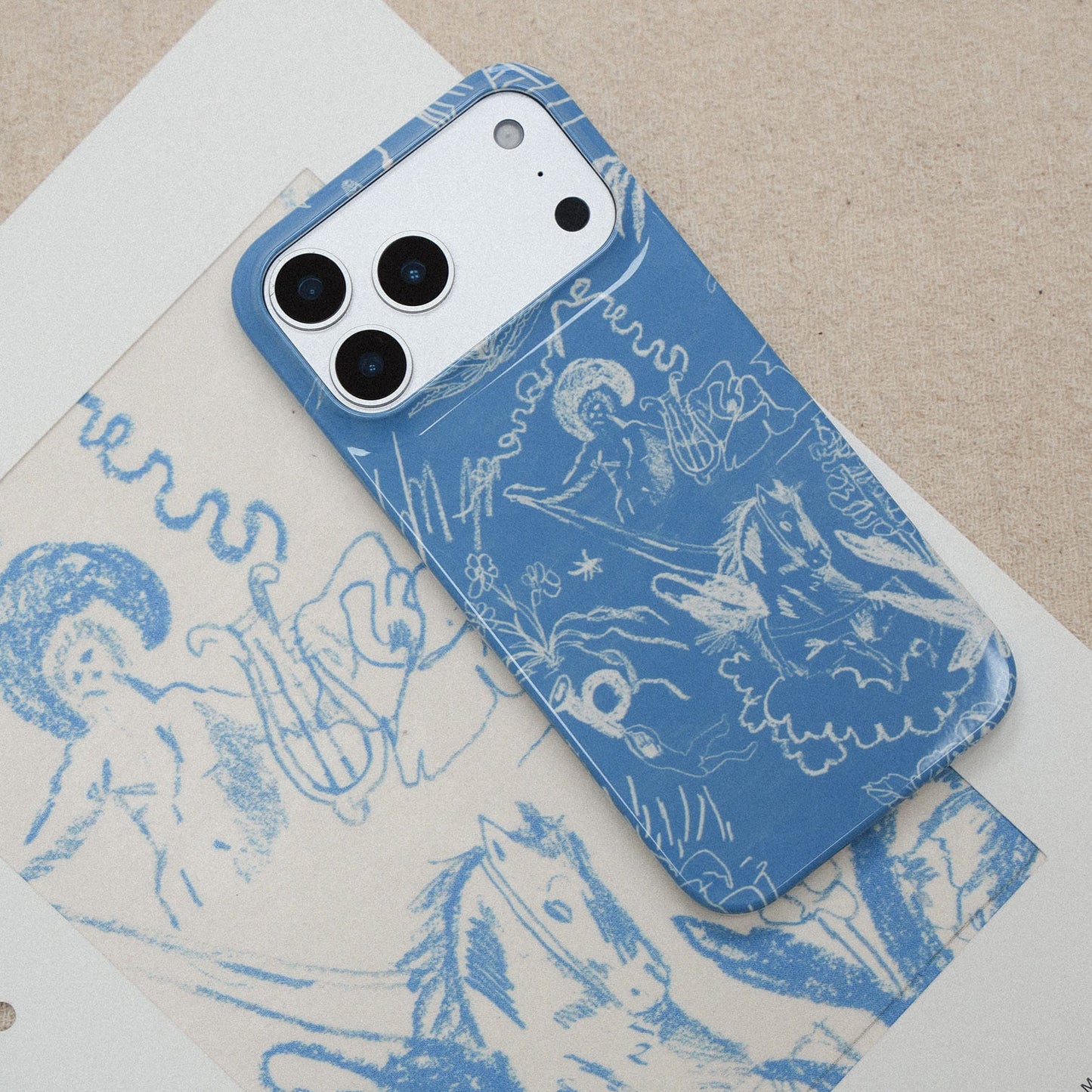 Temple Del Sol Printed Phone Cases by Desmond & Dempsey - The Dairy