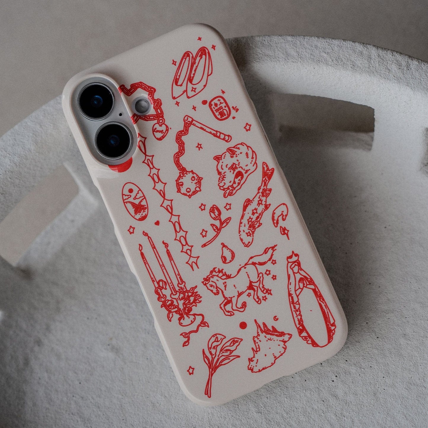 Dreamcore Cream Printed Phone Cases by Easty Beasty - The Dairy