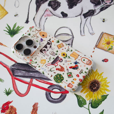 Farm Stay Printed Phone Cases iPhone 16 / Armoured by BG. Studio - The Dairy