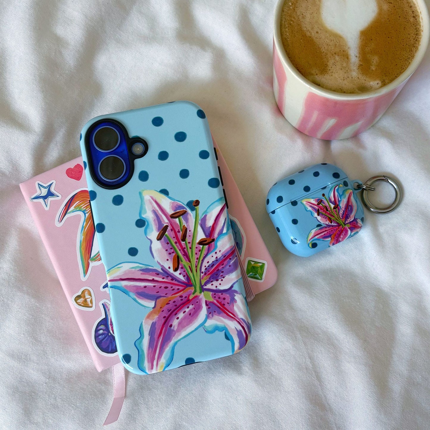 Lily Confetti AirPods Case AirPods Case by Femke Studio - The Dairy