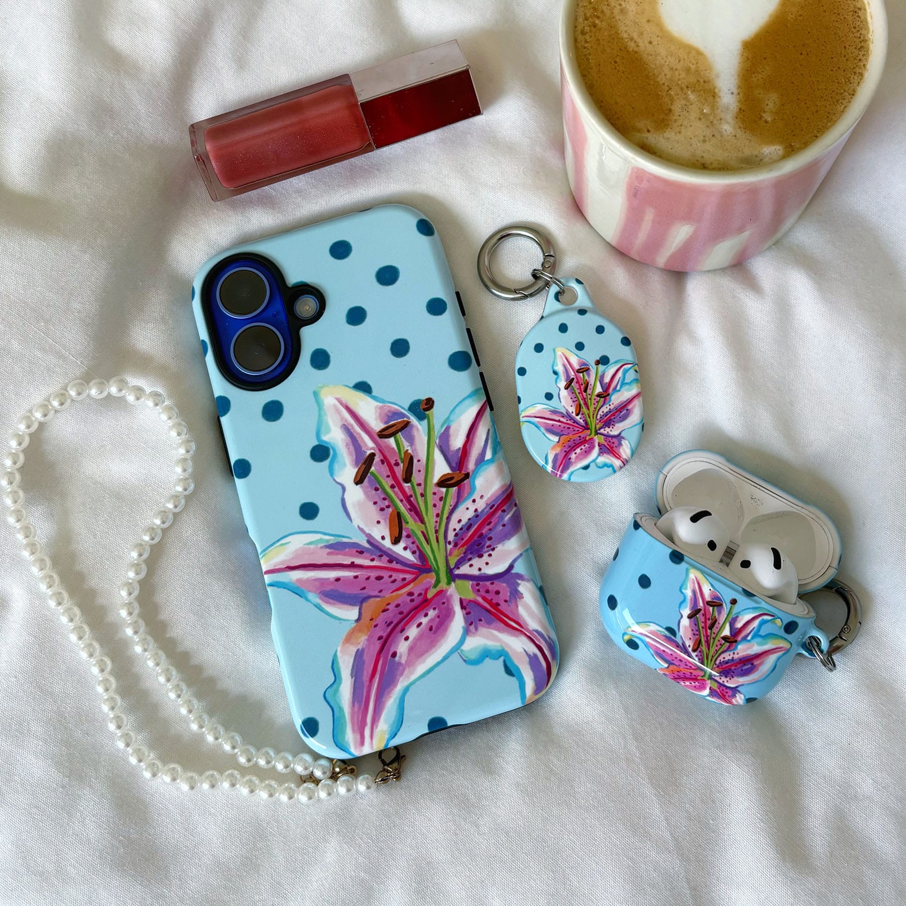 Lily Confetti Printed Phone Cases by Femke Studio - The Dairy