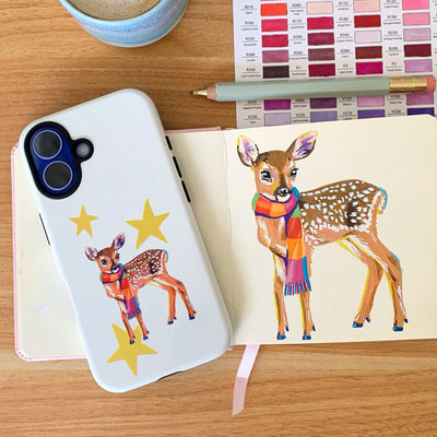 Starry Fawn Printed Phone Cases iPhone 17 / Armoured by Femke Studio - The Dairy