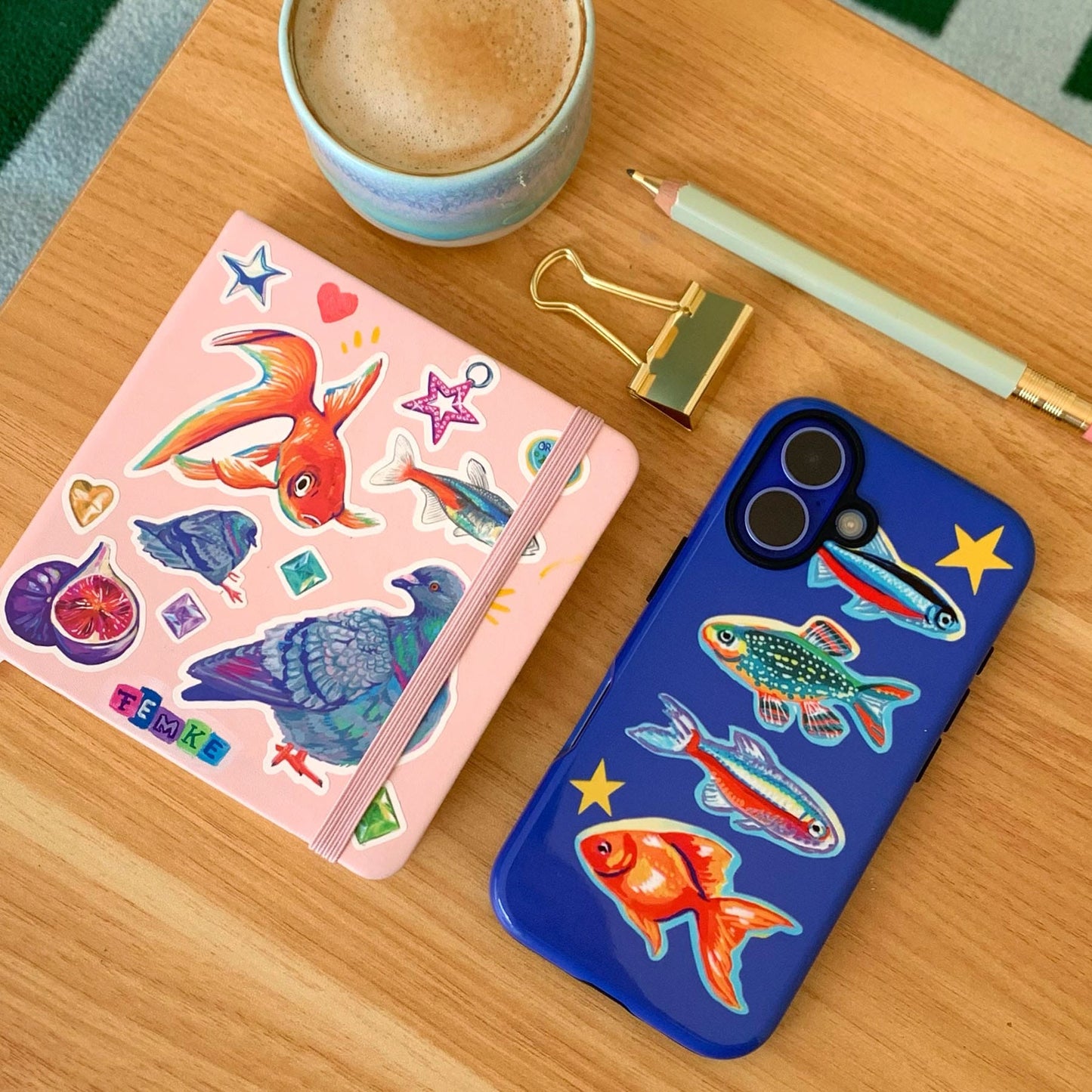 Golden Pond Printed Phone Cases by Femke Studio - The Dairy