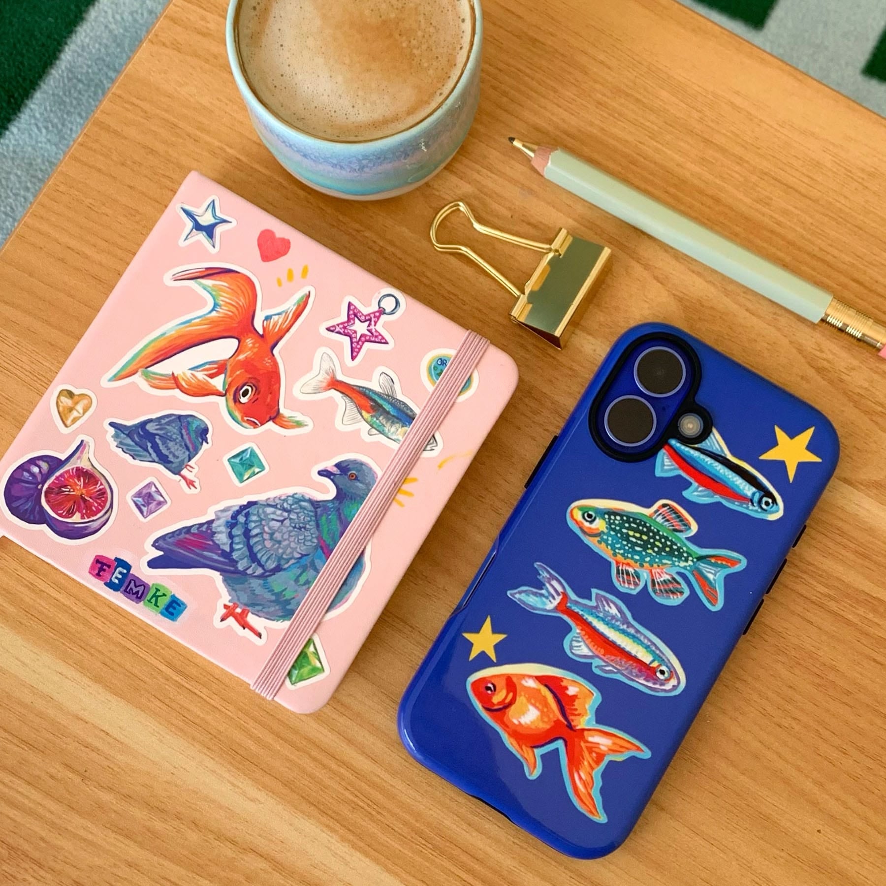 Golden Pond Printed Phone Cases by Femke Studio - The Dairy