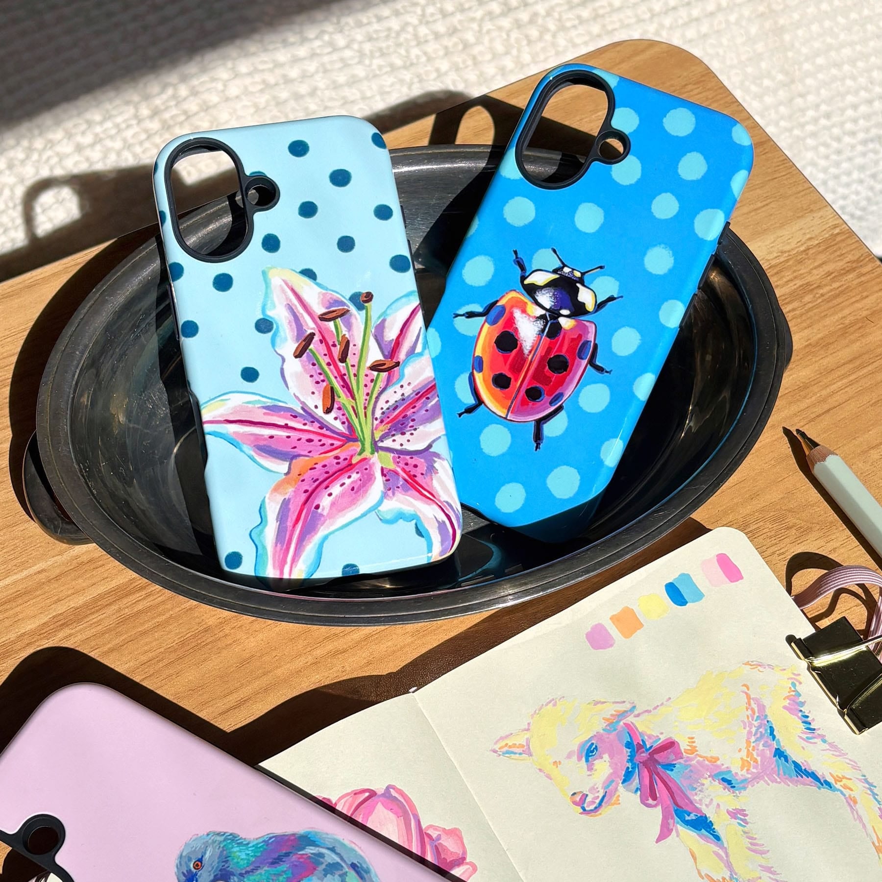 Lucky Dots Printed Phone Cases by Femke Studio - The Dairy