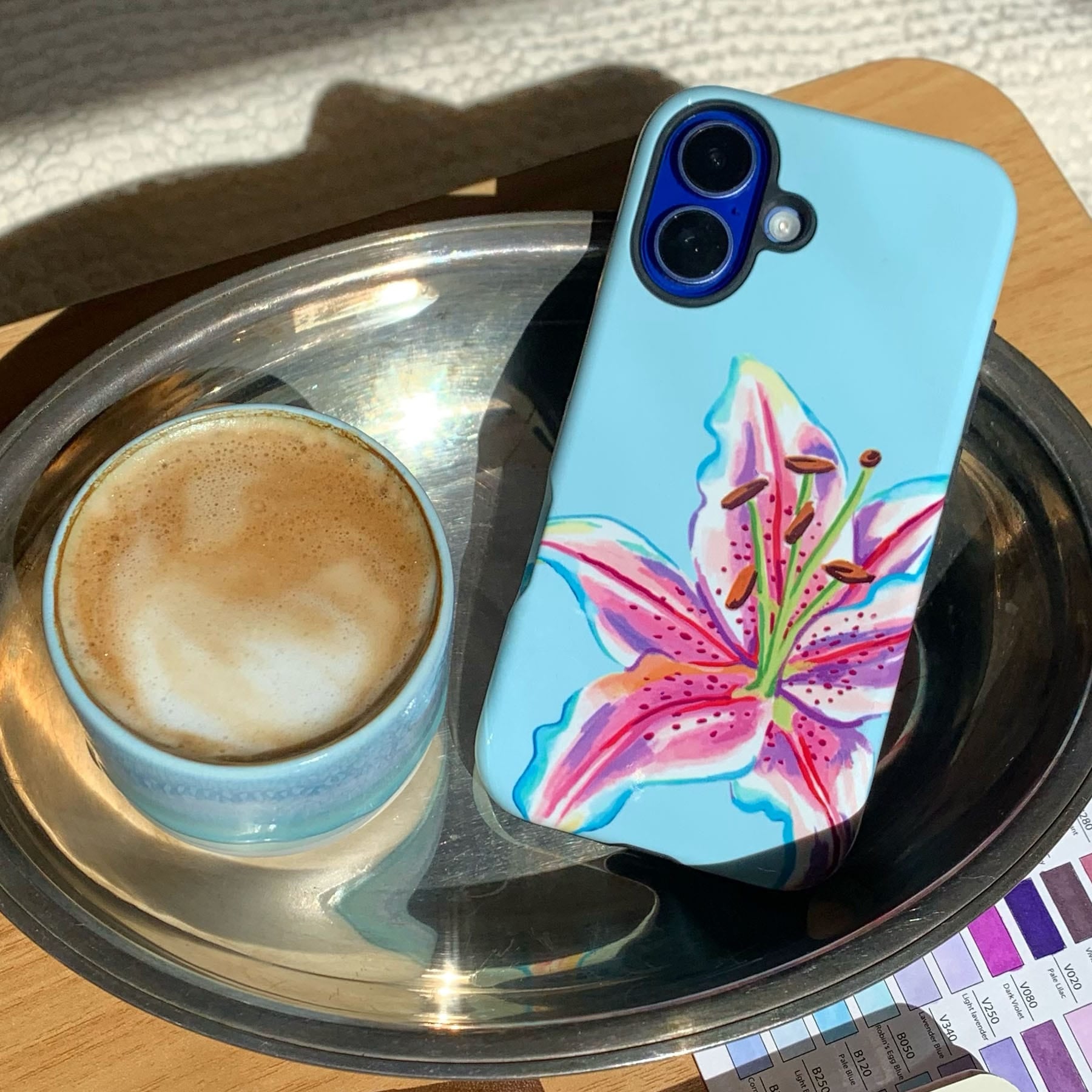 Sky Lily Printed Phone Cases by Femke Studio - The Dairy